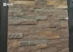Coffee Limestone Interior Cultured Stone Wall Cladding Corrosion Resistance