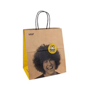 Wholesale Square Bottom Heavy Brown Kraft Fruits Vegetables Grocery Shopping Paper Bags For Groceries from china suppliers