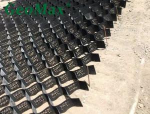Wholesale Black HDPE Geocell 200mm Height 660mm Welded Structures For Retaining Walls Gravity Walls Highways Embankments Sea Walls Sound Barriers from china suppliers