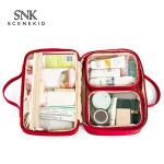 Professional Custom Large Capacity Waterproof Polka Dot Wash Makeup Bag