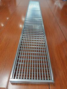 Wholesale Channel Drainage Trench Cover Stainless Steel Grating 3mm Thick from china suppliers