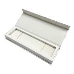 Pink Magnetic Closure Jewelry Box Wrapover Cardboard Box With Magnetic Closure
