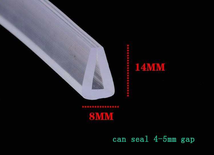 Transparent Car Door Edge Clear U Shape Glass Edge Trim Protector for Welding Service