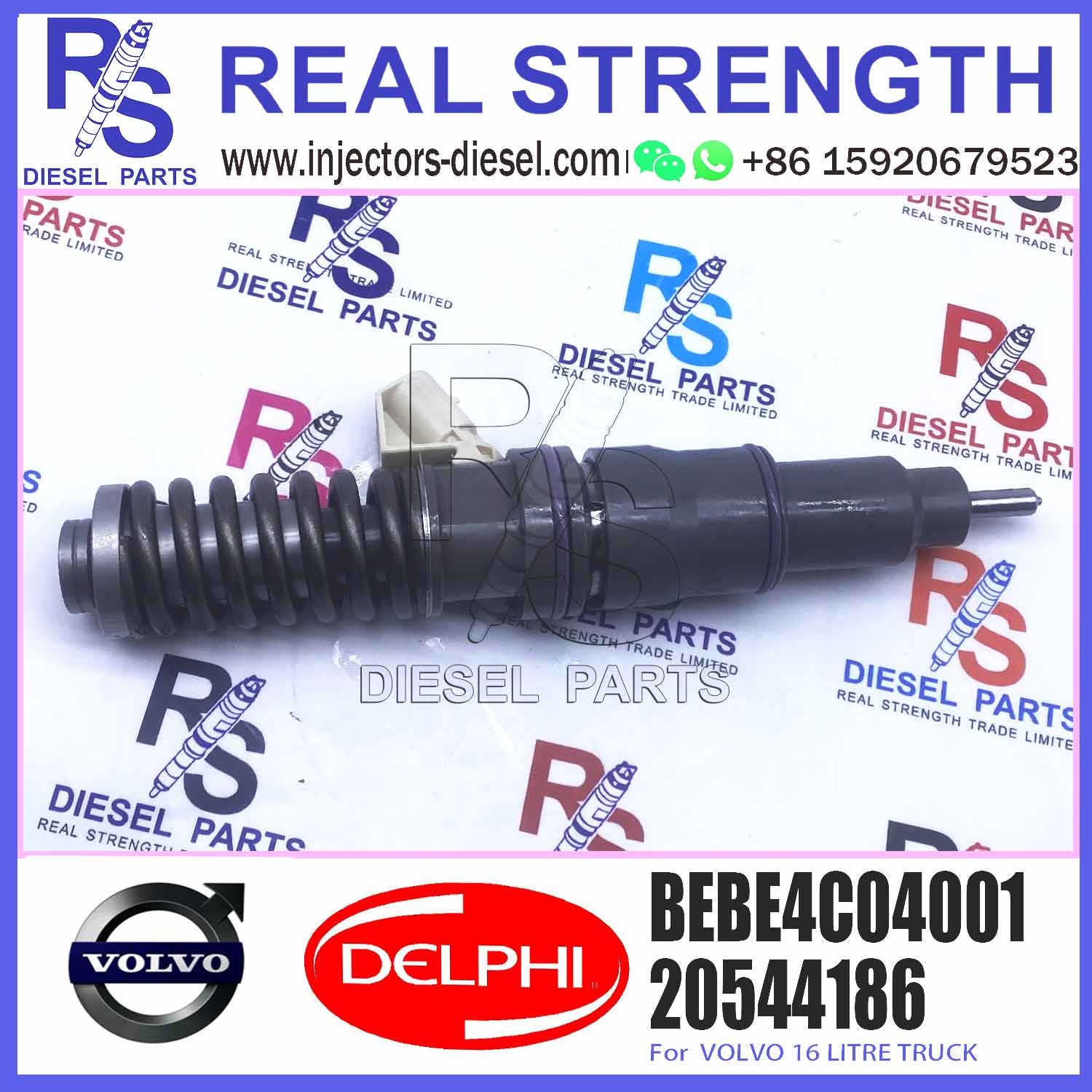85000318 diesel fuel injector 2 pins injector BEBE4C04001 For V-O-L-V FH 16 D16C Euro 3