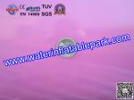 Purple Above Ground Inflatable Swimming Pool Toys 0.9mm PVC Tarpaulin