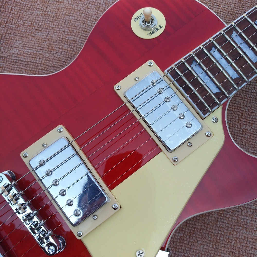 New style high quality Standard LP 1959 R9 electric guitar, Quilte Maple top rosewood fingerboard Electric guitar, free