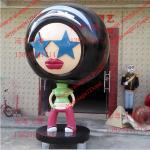 event party celebration christmas party decoration colorful statue Santa man in