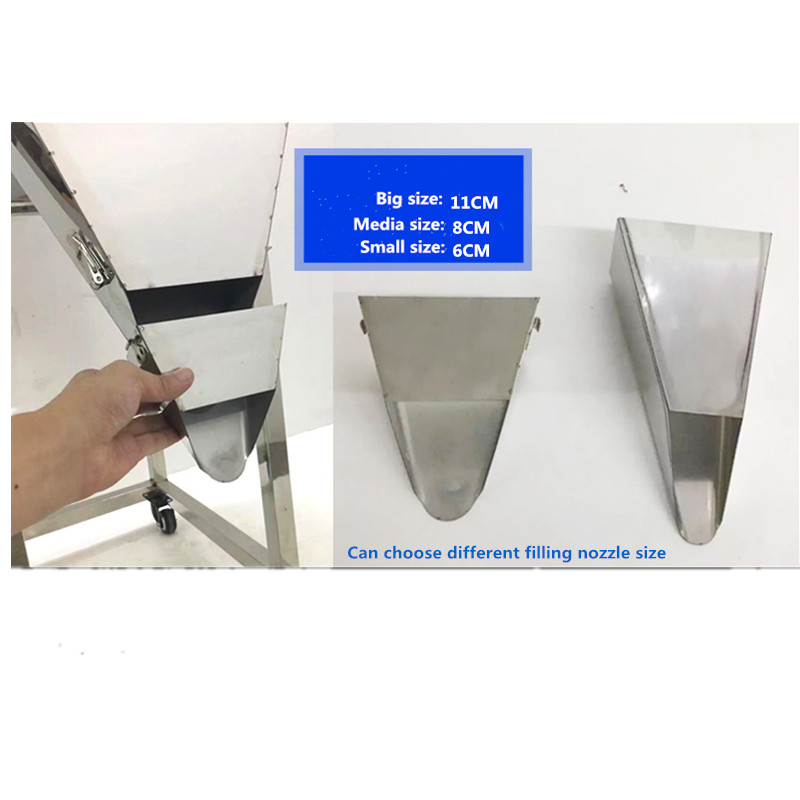 Vibration Tea Weighing Machine , Semi Auto Powder Filling Machine For Tea Bag Sachet