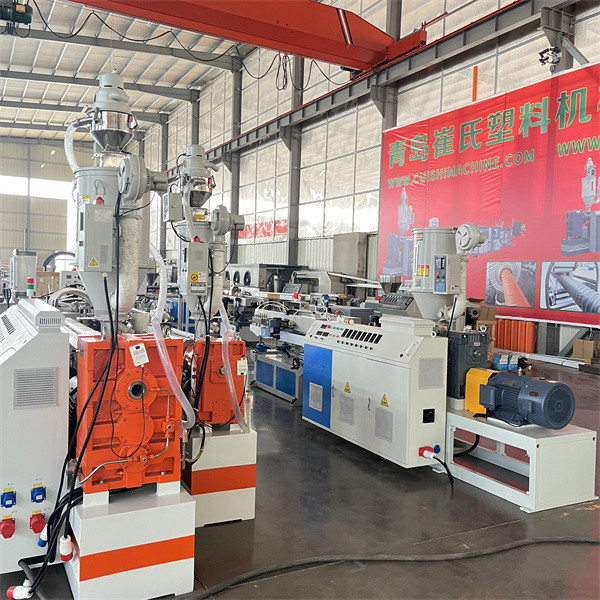 Auto Feeding Plastic Corrugated Pipe Machine / Flexible Corrugated Pipe Production Line