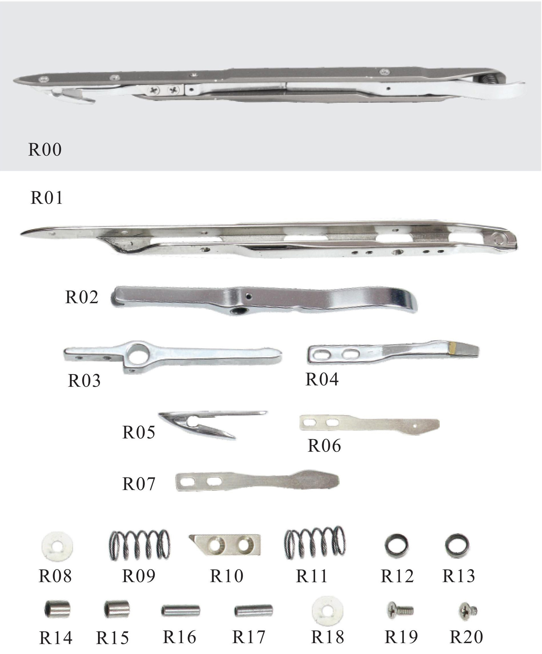 Weaving Machine Steel Rapier Loom Parts TP600 Steel Gripper Rapier Head