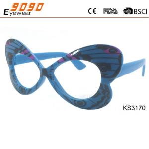 Wholesale Girl's plastic sunglasses, lovely Butterfly frame,non-toxic safe from china suppliers
