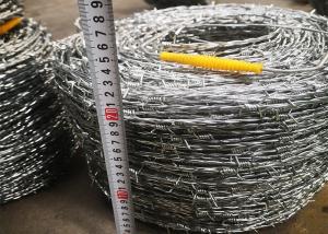 Wholesale Galvanized Double Twist Barbed Wire 20kg/Coil For Grass Boundary from china suppliers