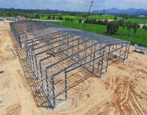 Wholesale OEM Customized Prefab Steel Structure Industrial Anti Warthquake Prefabricated Modular Building from china suppliers