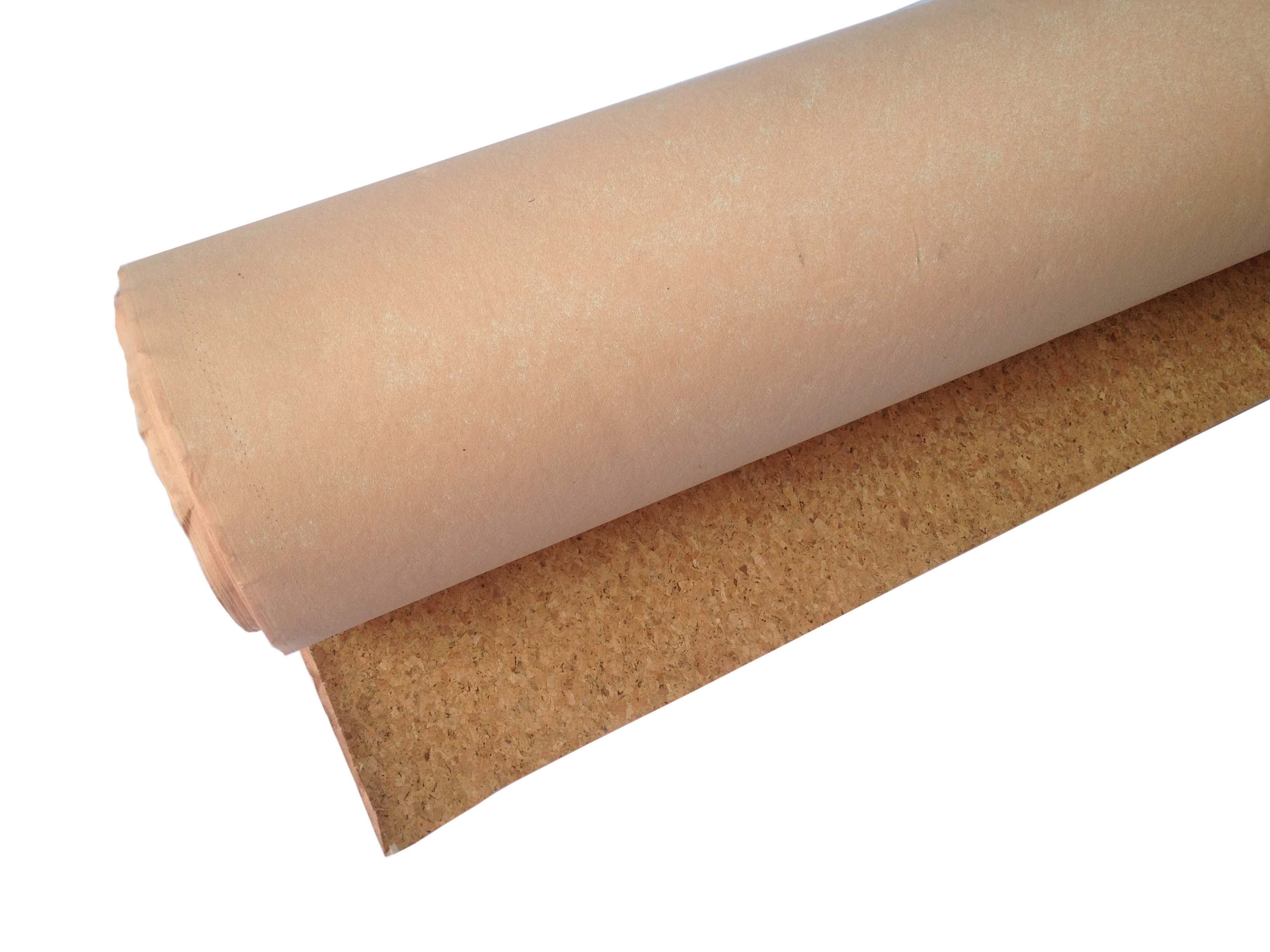 Promotional Nature Cork Fabric/Leather for bag and shoes making with PU backing