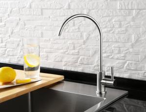 Wholesale Polished Brushed Stainless Steel Kitchen Faucets Not Easy To Rust Long Life from china suppliers