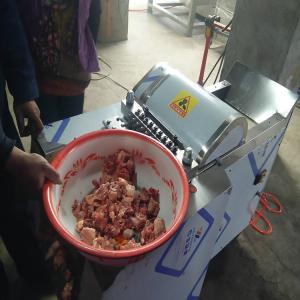 Wholesale China Automatic Industrial Chicken Raw Frozen Meat Cuber Dicer Cutting Machinery Machine from china suppliers