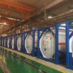 LAR LNG LO2 LN2 20' Cryogenic Storage Tank SA-240M 304 T75 Tank Container