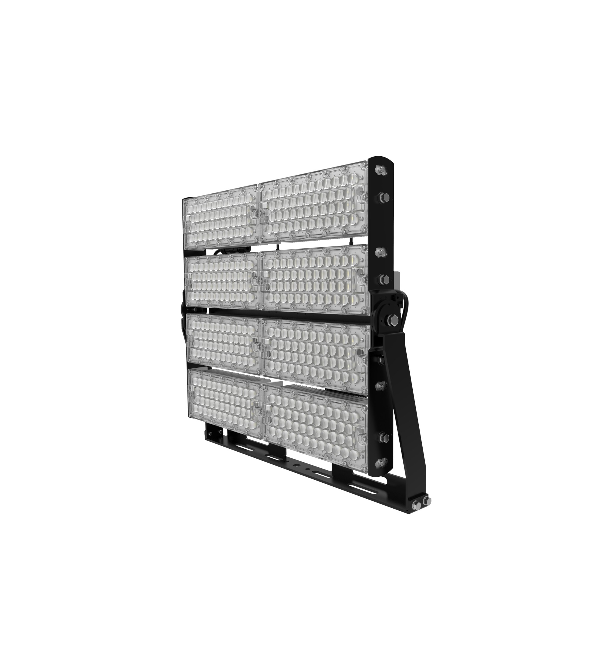 140000 lumen led outdoor stadium light on 40m high mast lighting pole 1000W china future lights