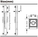 NO/NC Output 1m 4 Beams Safety Anti Pinch Photocell Safety Light Curtains For