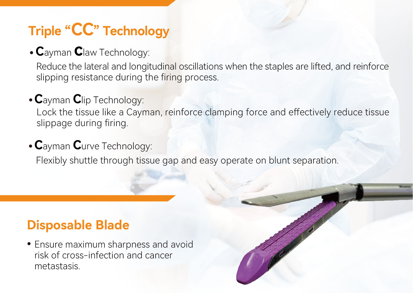 Laparoscopic Surgical Stapler -Endo Linear Cutter  Details