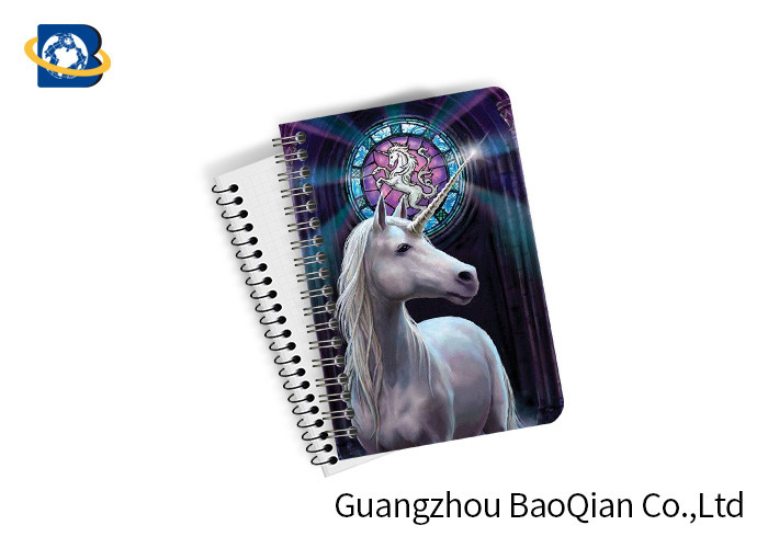Unicorn Design Depth Effect A4 A5 A6 3D Lenticular Notebook For Student Stationery Eco-friendly