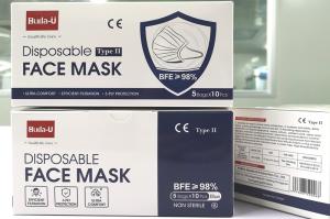 Wholesale Astm Level 2 Medical Disposable Face Mask High Filtration Rate Ce Eua En14683 from china suppliers