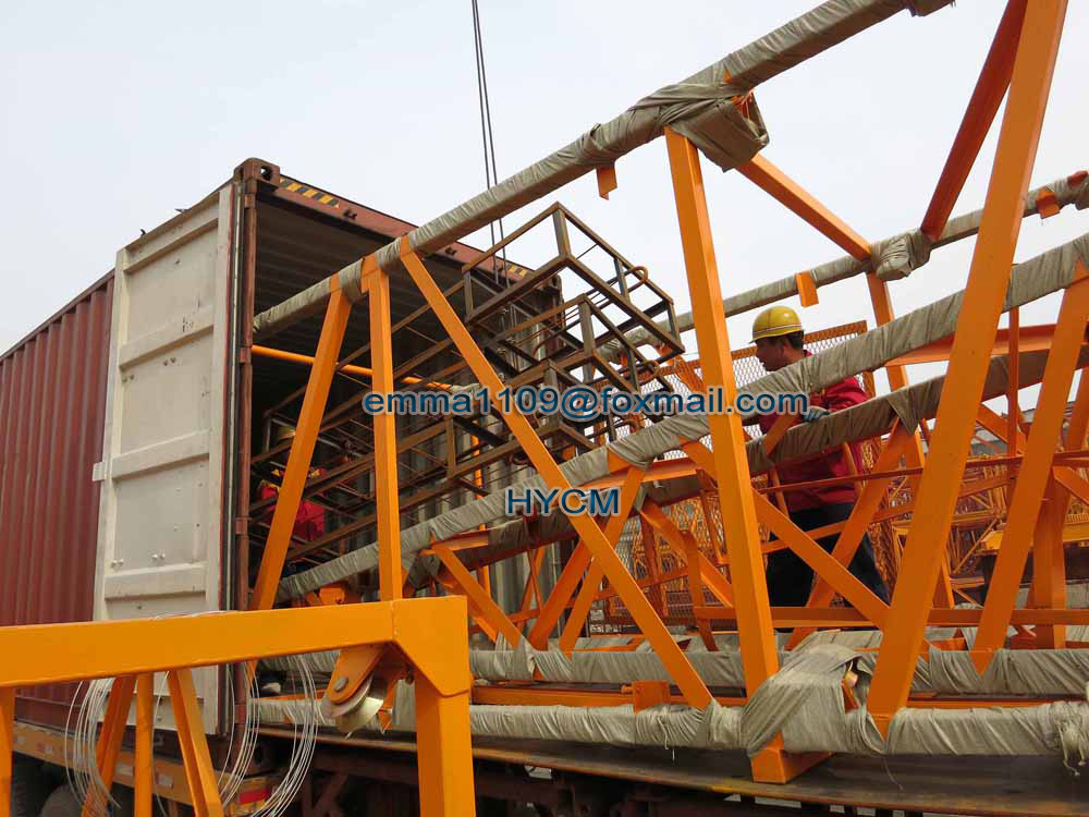 QTZ40 Telescopic Tower Crane Outer Climbing Construction Manual 4ton