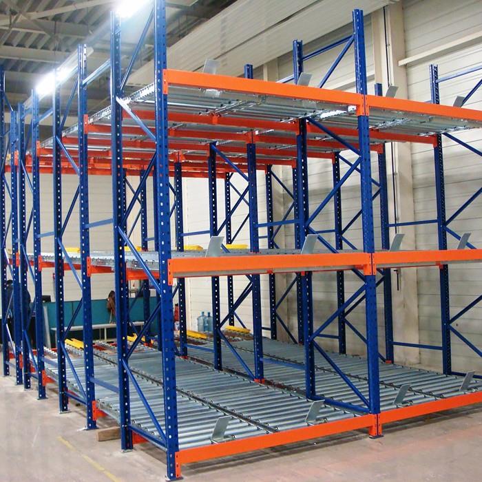 High Density Storage Pallet Live Racking Automobile Industrial Warehouse Storage Track