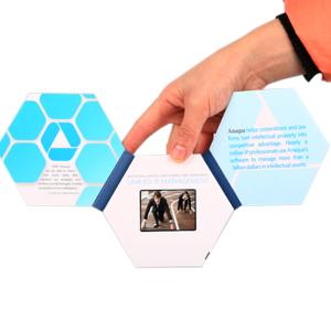 Wholesale LCD Video Brochure Card Manufacturer , Advertising Business Brochure Digital Video Book from china suppliers