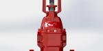 UL FM Gate Valve With Red Epoxy Coated Flange Or Groove Available
