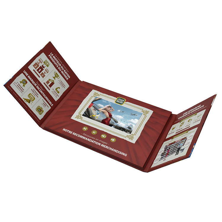 Digital lcd screen video brochures lcd books video booklet 10 inch 7 inch 5 inch 4.3 inch 2.4 inch
