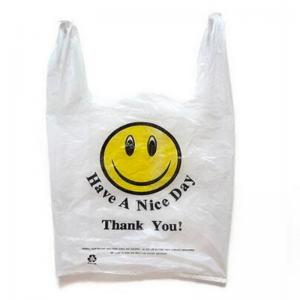 Wholesale Custom Printed Biodegradable Shopping Bags , PLA Degradable Plastic Bags from china suppliers