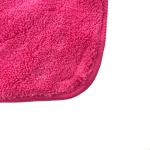 20% Polyamide Microfiber Cleaning Cloth Red Coral Fleece 40x40 Terry Towel