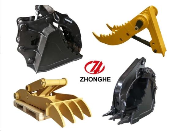 Mechanical Excavator Hydraulic Thumb Bucket Grab Bucket , hydraulic grab bucket