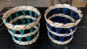 Wholesale Best selling Seagrass bottle carrier Wicker detox bottle holder Seagrass glass cup holders from china suppliers