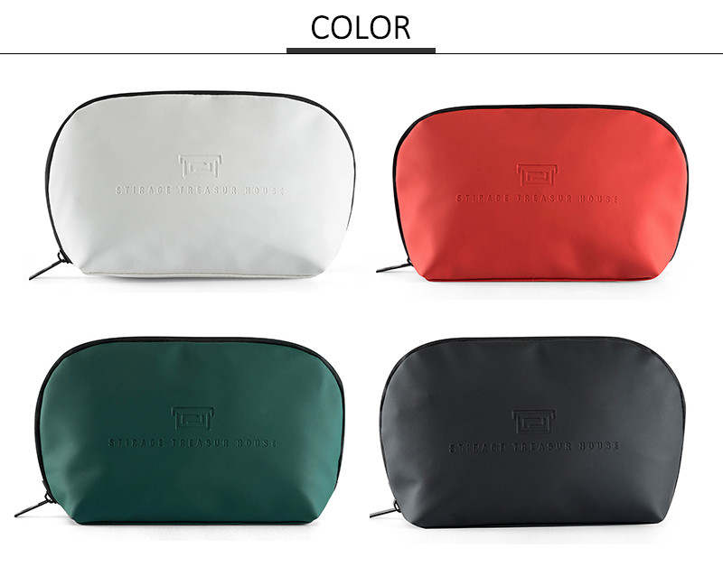 Blank Zipper Travel Cosmetic And Toiletry Bag For Women