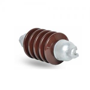 China Long Rod Porcelain Brown Suspension Type Insulators on sale