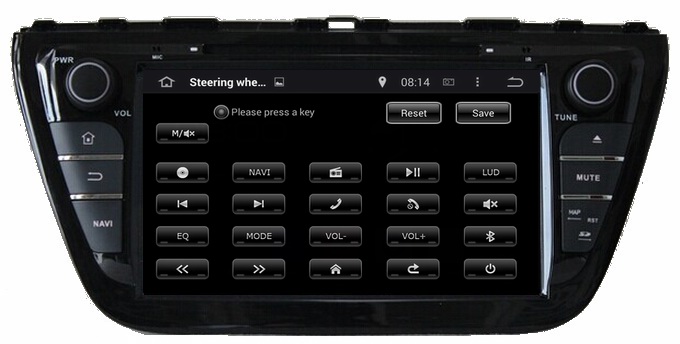 Ouchuangbo Auto GPS Navigation DVD Multimedia Kia for Suzuki SX4 /S Cross 2014 Pure Android 4.4 System OCB-8073D