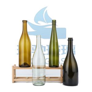 Wholesale 500ML 700ML 750ML 1000ML Glass Bottles for Vodka Whisky and Aluminum Plastic PP Collar from china suppliers