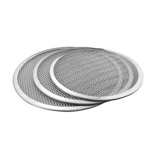 Wholesale Seamless Rim Aluminium Pizza Pan , Round Pizza Trays Cookware Bakeware 1mm Thickness from china suppliers
