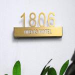 Factory Custom Creative Stainless Steel Outdoor Indoor Light Sign Projection