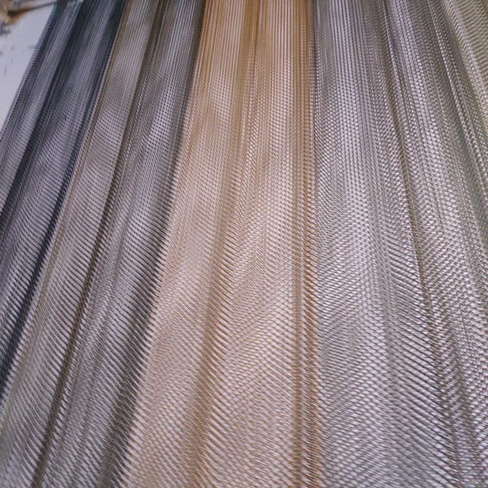 Decorative Aluminium Metal Mesh Curtain Chain Drapery Metal Coil Mesh