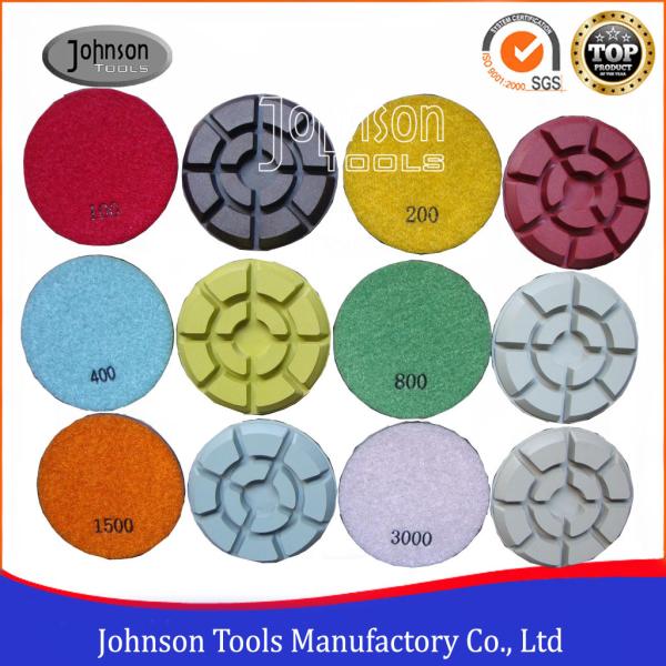 100mm Diamond Polishing Pads for Concrete , Polishing the Concrete Countertop