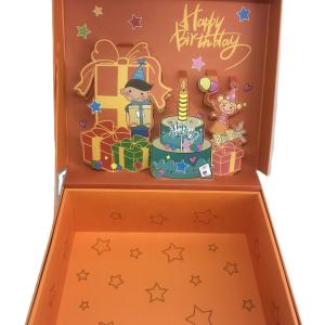 Wholesale Customized Size 3D Cardboard Rigid Box in Pantone Color for Surprise Gift Packaging from china suppliers