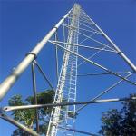 3 Leg Galvanized Tubular Antenna Tower Wifi Signal Bts Televisions Cell Phone