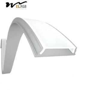 Wholesale 17x4mm Led Aluminum Channel Profile Curved Bendable Led Strip Light Profile from china suppliers
