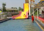 Professional Fiberglass Water Slide , Water Slide Pipe For Residential Park