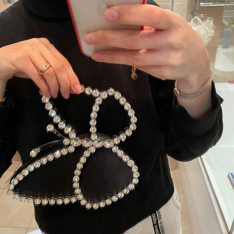 Unisex Crystal Chains Rhinestone Evening Bags for Wedding Clutch Shoulder Purse Party
