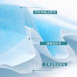 High Quality Blue Disposable Earloop Face Mask , 3 Ply Non Woven Face Mask