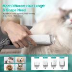 Pet Vacuum Cleaner With 5 In 1 Pet Grooming Kit And Vacuum Suction